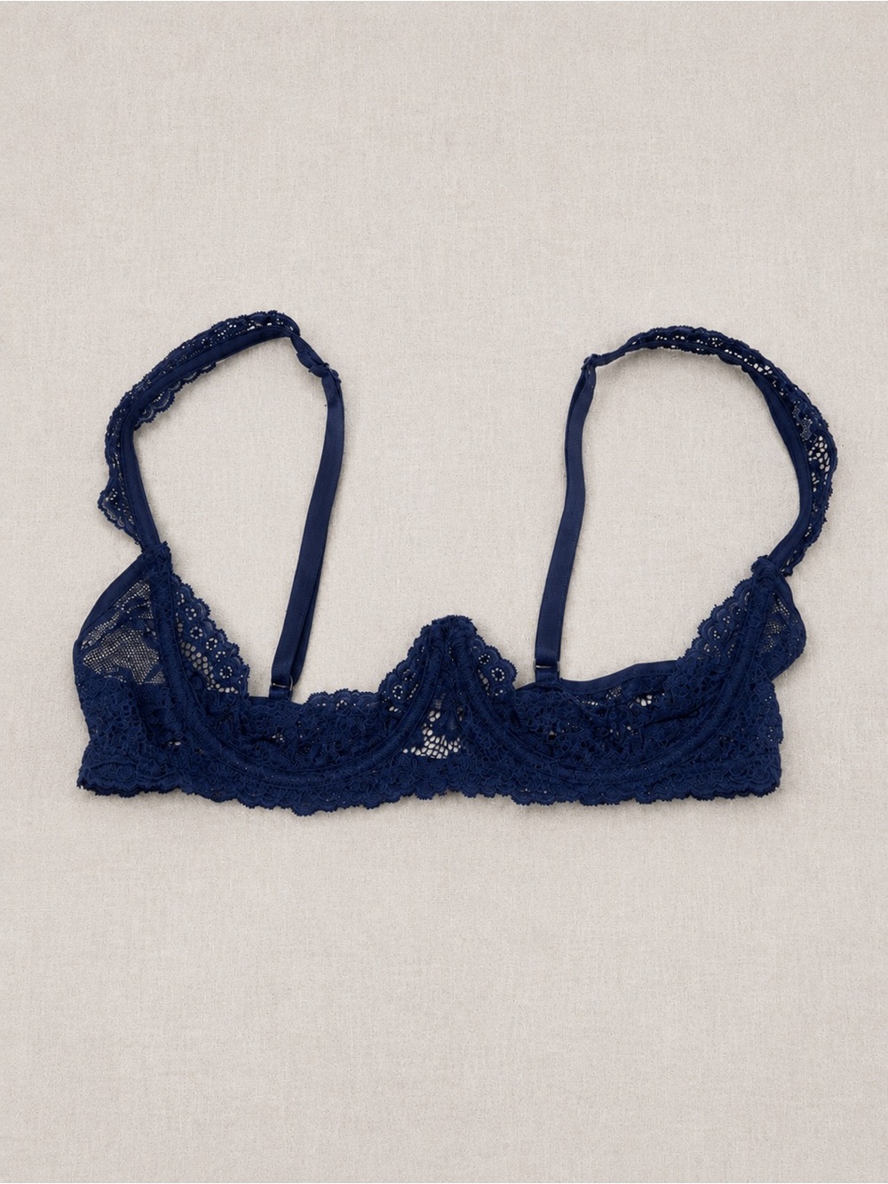 🍒3/33$ Lace Underwire Bralette in Navy